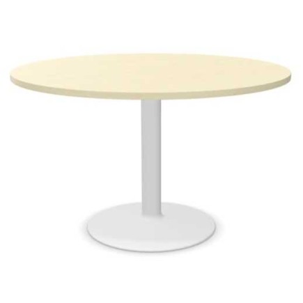 ELOISE│Table ronde pied central plateau 25mm