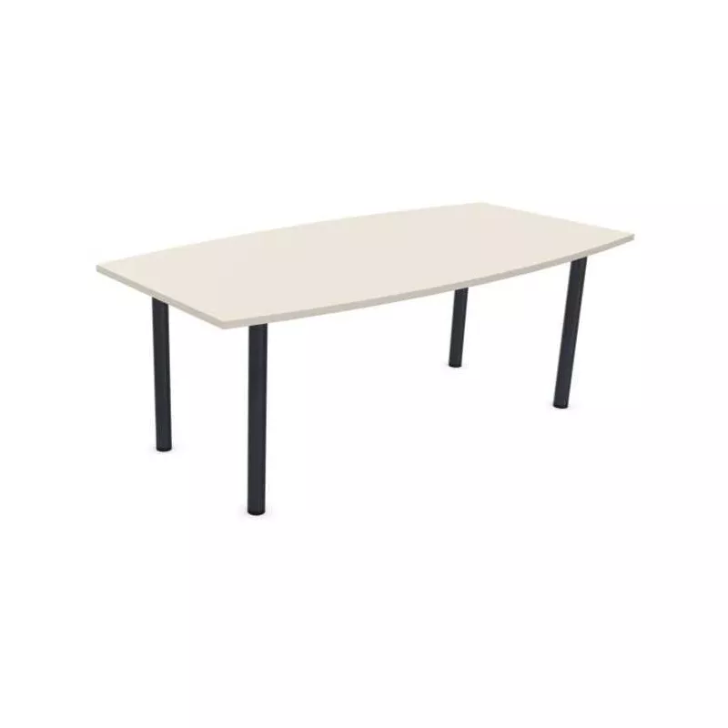 ELOISE│Table conférence tonneau 25mm 6 personnes 4 pieds 200x100