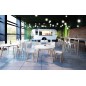 EVASION│Table ronde ø 120 x H 73.5 cm│2 coloris de plateaux / Pied hêtre massif EVASION│Table ronde ø 120 x H 73.5 cm│2 coloris de plateaux / Pied hêtre massif