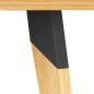 EVASION│Table ronde ø 120 x H 73.5 cm│2 coloris de plateaux / Pied hêtre massif EVASION│Table ronde ø 120 x H 73.5 cm│2 coloris de plateaux / Pied hêtre massif