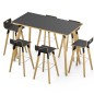 EVASION│Table L 240 x H 110 cm│2 coloris de plateaux / Pied hêtre massif EVASION│Table L 240 x H 110 cm│2 coloris de plateaux / Pied hêtre massif