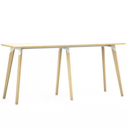 EVASION│Table L 240 x H 110 cm│2 coloris de plateaux / Pied hêtre massif