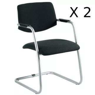 ISABEL│Lot de 2 Fauteuils...