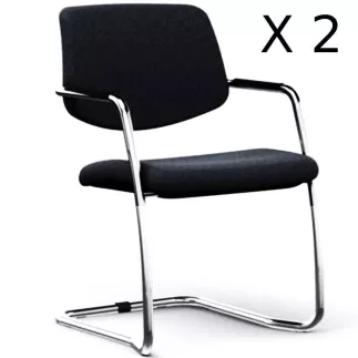ISABEL│Lot de 2 Fauteuils...