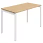 CONECT│Bureau droit pied arche acier Profondeur 60 cm CONECT│Bureau droit pied arche acier Profondeur 60 cm