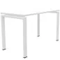 CONECT│Bureau droit pied arche acier Profondeur 60 cm CONECT│Bureau droit pied arche acier Profondeur 60 cm