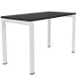 CONECT│Bureau droit pied arche acier Profondeur 60 cm CONECT│Bureau droit pied arche acier Profondeur 60 cm