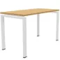 CONECT│Bureau droit pied arche acier Profondeur 60 cm CONECT│Bureau droit pied arche acier Profondeur 60 cm