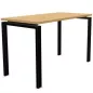 CONECT│Bureau droit pied arche acier Profondeur 60 cm