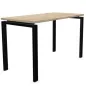 CONECT│Bureau droit pied arche acier Profondeur 60 cm CONECT│Bureau droit pied arche acier Profondeur 60 cm