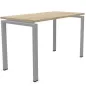 CONECT│Bureau droit pied arche acier Profondeur 60 cm