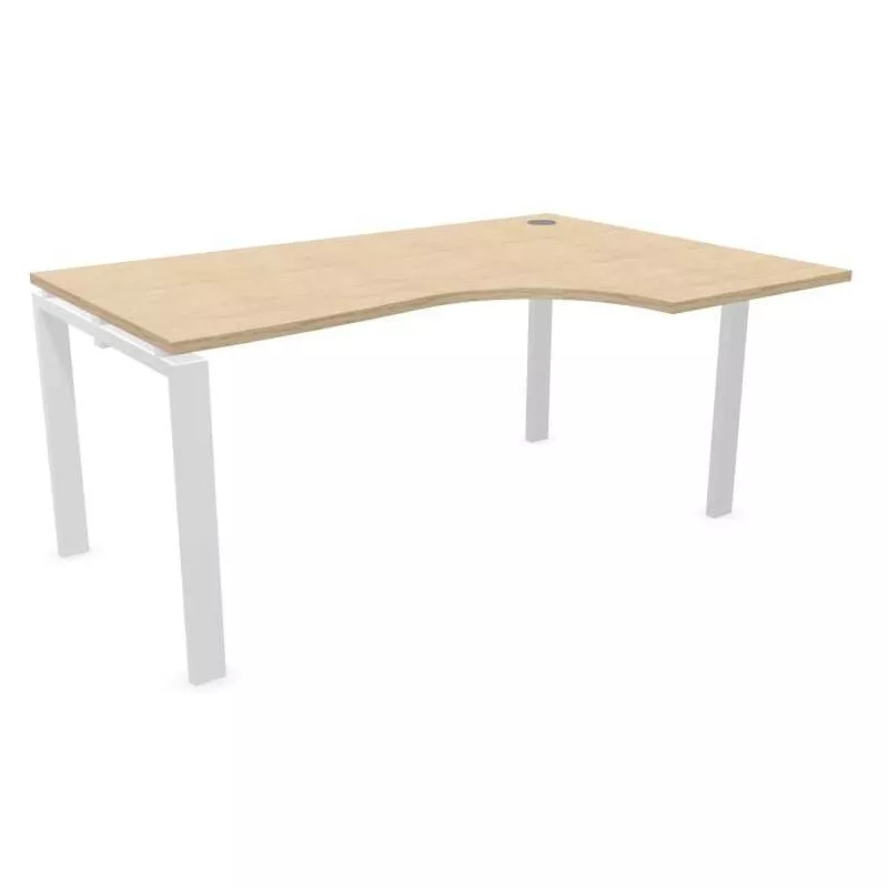 ASTRO│Bureau compact 90° avec retour