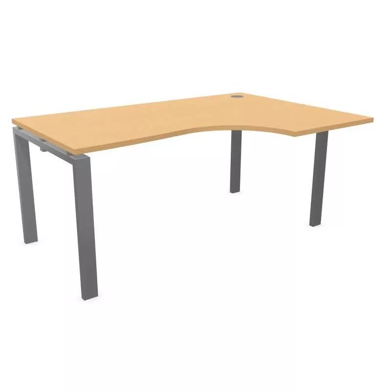 ASTRO│Bureau compact 90° avec retour