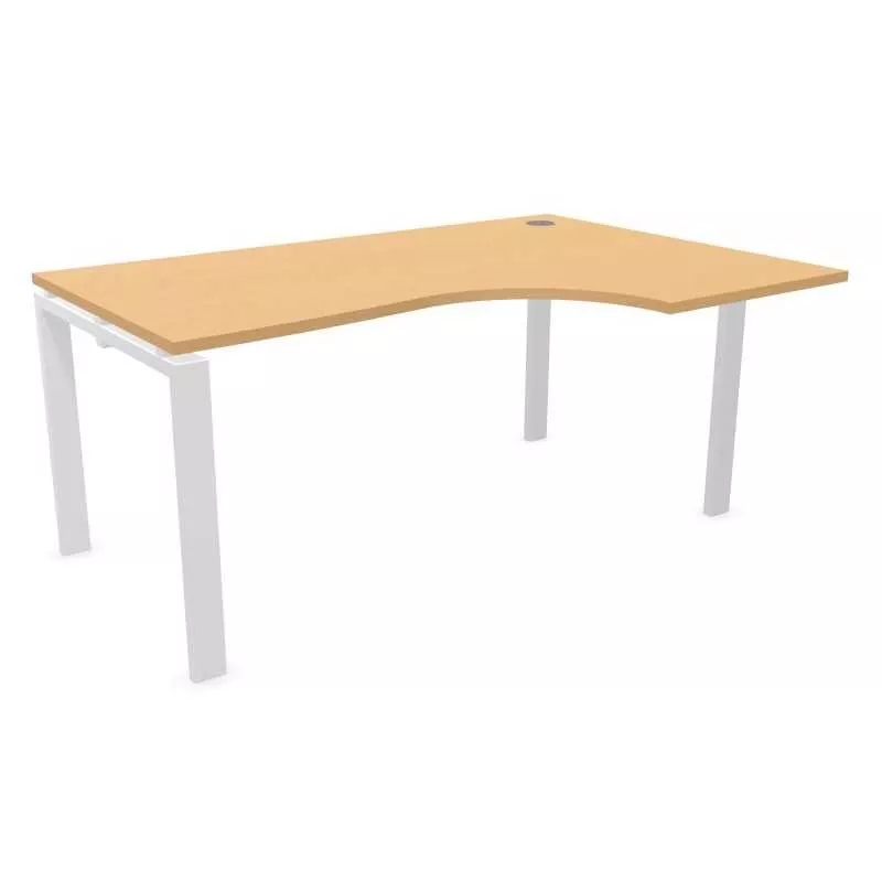 ASTRO│Bureau compact 90° avec retour