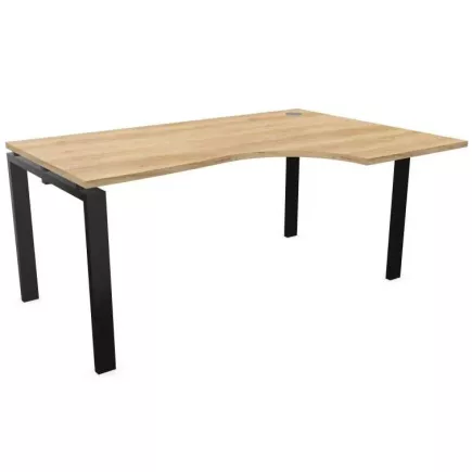 ASTRO│Bureau compact 90° avec retour