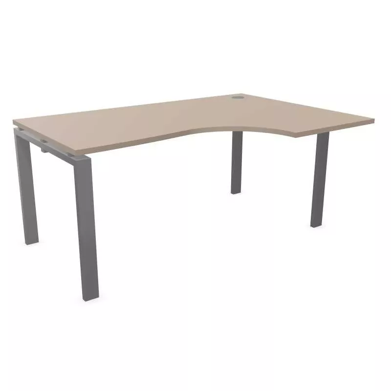 ASTRO│Bureau compact 90° avec retour