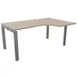 ASTRO│Bureau compact 90° avec retour