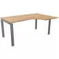 ASTRO│Bureau compact 90° avec retour