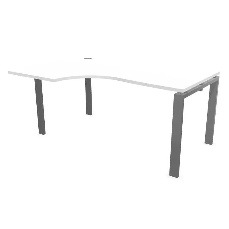 ASTRO│Bureau compact 90° avec retour