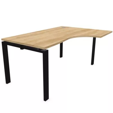 ASTRO│Bureau compact 90° avec retour