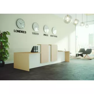 FIFTY FIFTY│Banque Accueil avec accueil PMR Unicolore