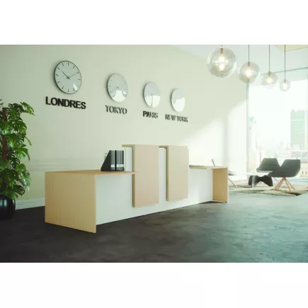 FIFTY FIFTY│Banque Accueil avec accueil PMR Unicolore