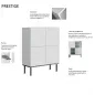 PRESTIGE│Rangement 2 portes L 100