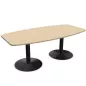 ENSEMBLE│Table tonneau│L200xP100│2 pieds│6-8 personnes