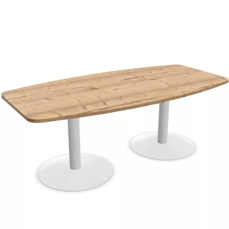 ENSEMBLE│Table tonneau│L200xP100│2 pieds│6-8 personnes