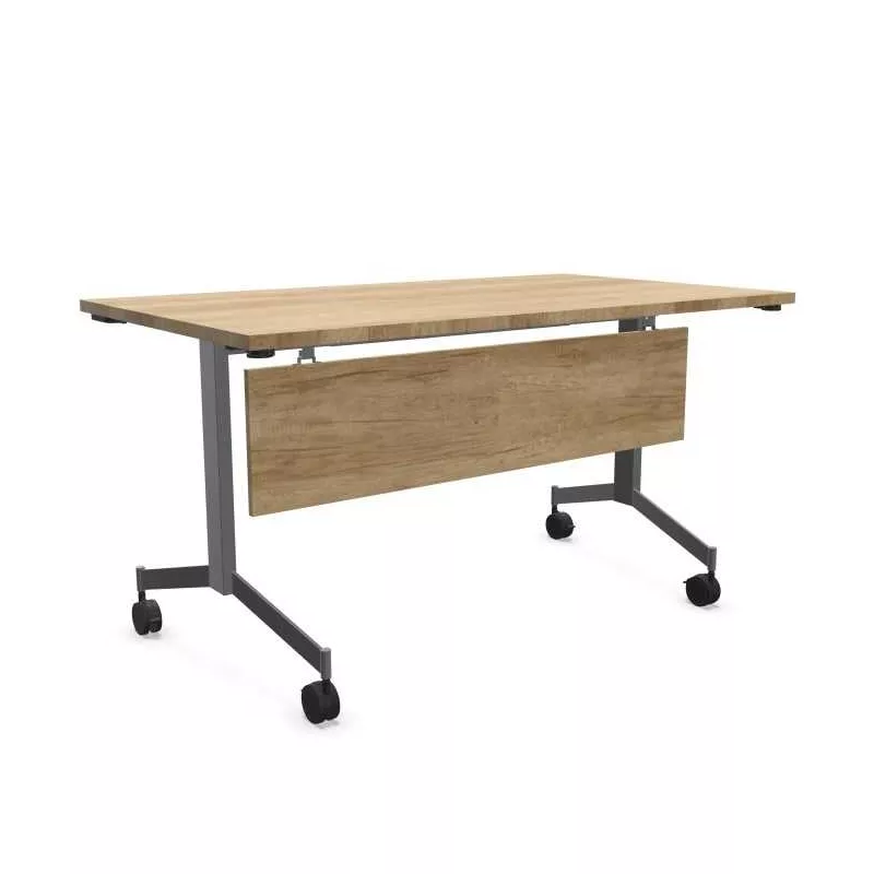EUREKA│Table abattante rectangulaire Profondeur 70 cm avec voile de fond