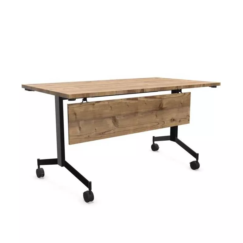 EUREKA│Table abattante rectangulaire Profondeur 70 cm avec voile de fond