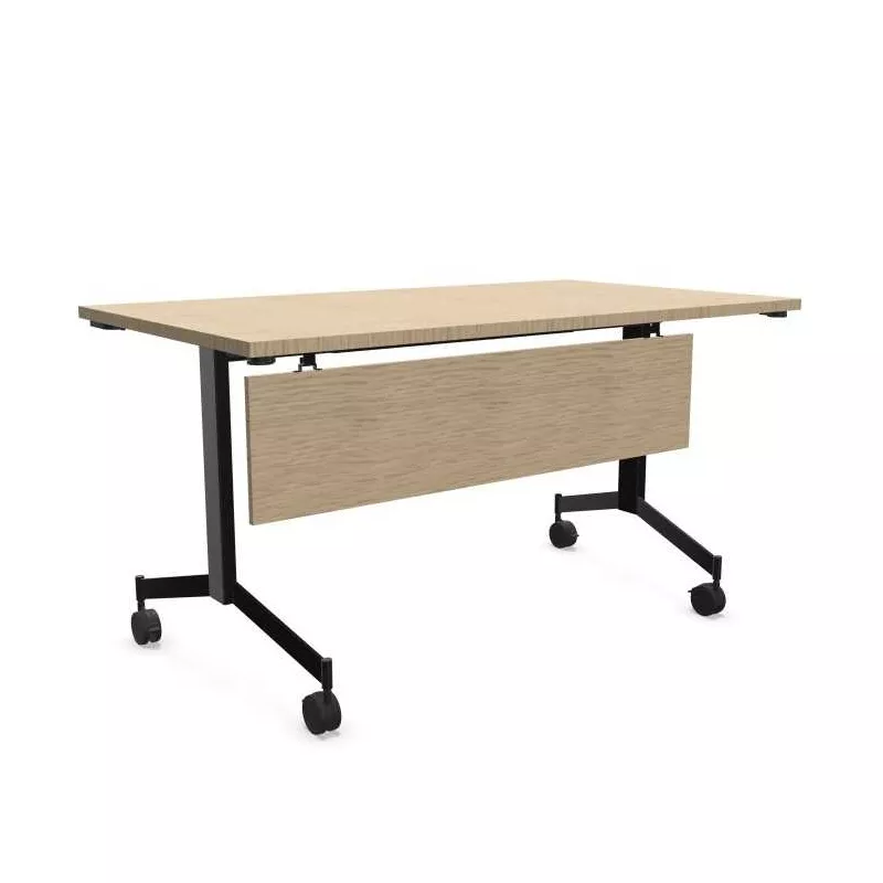 EUREKA│Table abattante rectangulaire Profondeur 80 cm avec voile de fond