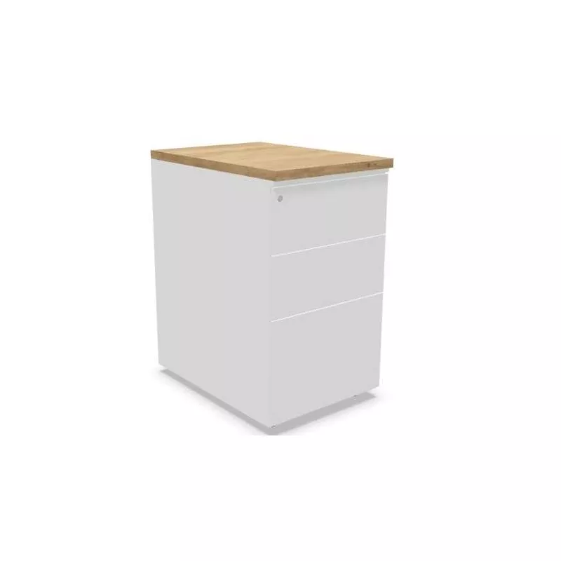 PAISIBLE│Caisson Hauteur Profondeur 80 cm bureau acier/mélaminé PAISIBLE│Caisson Hauteur Profondeur 80 cm bureau acier/mélaminé