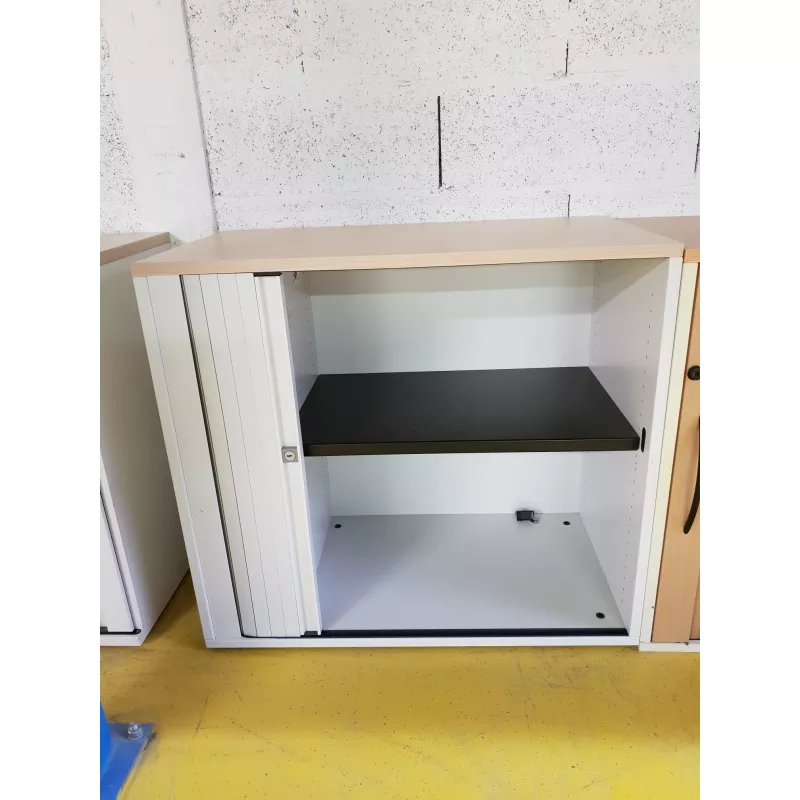 Armoire hauteur bureau Steelcase à rideau occasion