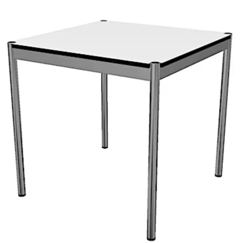 USM HALLER│Table/bureau 75x75cm│Gris perle