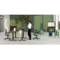 LUTZ 2 - 25MM│Bureau électrique simple motorisation - 3 mémoires de position - USB A+C