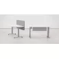 LUTZ 2 - 25MM│Bureau électrique simple motorisation - 3 mémoires de position - USB A+C