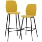 Lot de 2 VEGAS │Tabouret - Assise pivotante│Jaune