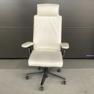 WILKHAHN ON 175/71│Fauteuil de travail Cuir blanc