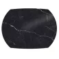 KHEOPS│Table de repas extensible│Marbre Marquina / Noir