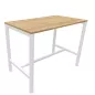 ASTROLITE HAUTE│Table polyvalente rectangle p 80 x H 105 cm