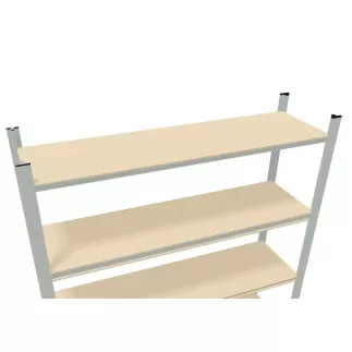 Rayonnages tubulaires│Rangement 5 tablettes - H 200 cm│Montants galvanisés