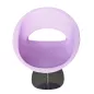 PARME│Lot de 2 sièges Design │Parme / Gris chromé PARME│Lot de 2 sièges Design │Parme / Gris chromé