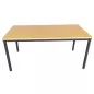 ZKD│Table modulaire L 160 │Erable / Gris Anthracite