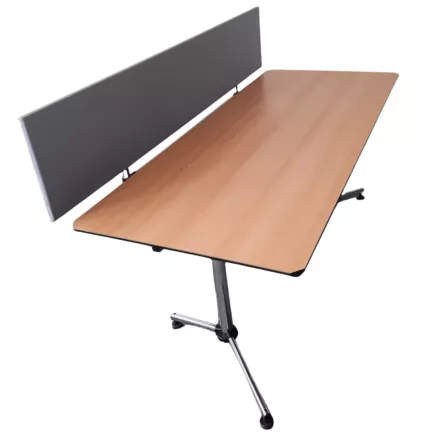 USM HALLER│Bureau complet gamme Kitos réglable en hauteur de 69 à 86 cm avec cloison L175 cm