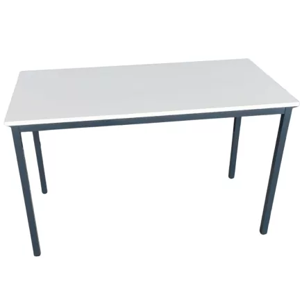 TMR│Table modulaire L120 x p60 │Blanc / Gris Anthracite