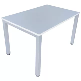 TAMO│Table modulaire│L 120x p 80cm - Blanc / Gris Clair