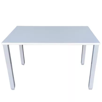 TAMO│Table modulaire│L 120x p 80cm - Blanc / Gris Clair