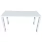 TAMO │Table modulaire │L 140x60cm - Blanc / Gris Clair