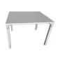 STEELCASE│Bureau droit télescopique L100 Pieds gris alu│modèle Kalidro